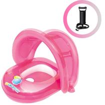 Boia Bote Para Bebê Inflável Com Cobertura Infantil Bestway