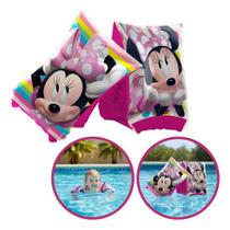 Boia Braço Minnie Infantil 20kg Inflável Menina 3 Anos Rosa- Minnie