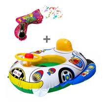 Boia Carrinho Volante Baby Infantil Brinquedo Piscina Menino Bexiga Bote Direção Presente Criança Bebê Guerra Balão - BOIA FELIZ