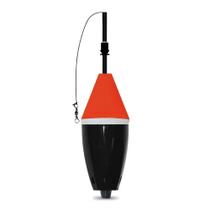 Bóia Cevadeira Robusta Copo Preto 65g Vermelho - Jr Pesca