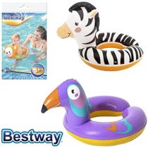 Boia Circular Inflavel Animais Sortidos Bestway 57X51Cm Boia Circular Inflavel Animais Sortidos Bestway 57X51Cm