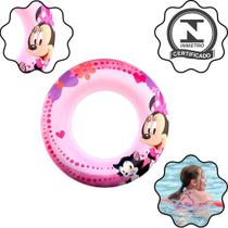 Boia Circular Inflável Da Minnie - Piscina Praia Viagem Boia Circular Inflável Da Minnie - Piscina Praia Viagem