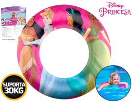 Boia Circular Inflável Disney Princesas 56cm Suporta 30kg