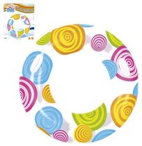 Boia Circular Inflavel Fashion Com Alca Colors 90Cm De