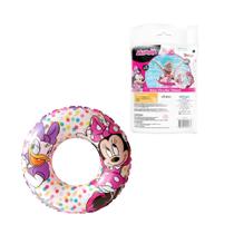 Boia Circular Inflável Infantil Personagem Minnie 56 CM Boia Circular Inflável Infantil Personagem Minnie 56 CM