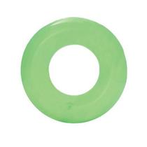 Boia Circular Neon Transparente 51Cm Verde - Kit 3 Unidades