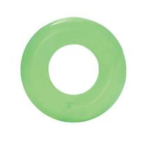 Boia Circular Neon Transparente 51cm Verde - Kit 3 Unidades