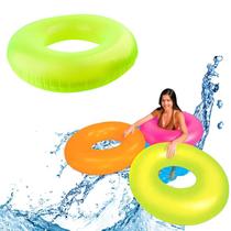 Boia Circular Redonda Neon 85cm Inflável p/ Piscina Praia Party Decoração