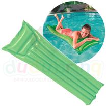 Boia Colchão Bronzeador Praia Piscina 1,83m X 69cm Verde - Bestway