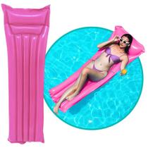 Boia Colchão De Piscina Grande Inflável Bronzeador Rosa