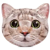 Boia Colchão Inflável Ilha Gigante Para Piscina Gato Intex Boia Colchão Inflável Ilha Gigante Para Piscina Gato Intex