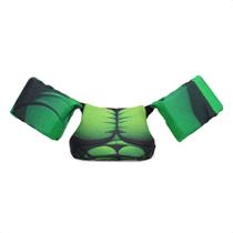 Boia Colete de Braço Peitoral Infantil Personagens Jogos Praia Piscina Não Fura Segurança Agua Kids