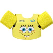 Boia Colete Infantil Salva Vidas Piscina Menino Menina Personagens Praia Nash Bob Esponja Flutuador de Segurança Nash