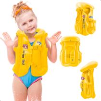 Boia Colete Inflável Para Criança Piscina Salva Vidas