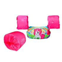 Boia colete salva-vidas infantil menina com boia auxiliar