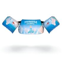 Boia Com Colete Marvel e Disney Super Heróis e Princesas Diversas Estampa Aquakids Praia Piscina Tamanho Universal