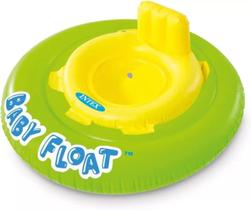 Boia Com Fralda Infantil Baby Float Inflável Verde - Intex