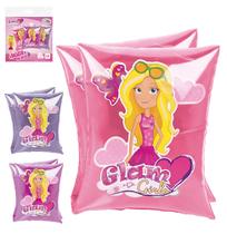 Boia De Braço Boneca Glam Inflável Crianças Menina - Wellmix Boia De Braço Boneca Glam Inflável Crianças Menina - Wellmix