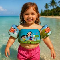 Boia de Braço Colete Infantil para Nadar Praia Piscina Estampa Menina Curiosa Boia de Braço Colete Infantil para Nadar Praia Piscina Estampa Menina Curiosa