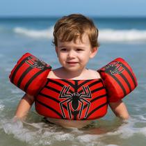 Boia De Braço Colete Infantil Salva Vidas Piscina Praia e Natação Ajustável Homem Aranha Nash