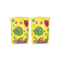 Boia De Braço Estampada Infantil Crianças Piscina Praia Amarela Brizi