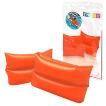 Boia De Braço Flutuador Liso Grande Laranja Intex