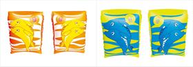 Bóia de braço golfinhos 23x15cm cores sortidas com 36 unidades - Bel Lazer