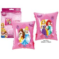 Boia De Braço Princesas Disney 23x15 Rosa Presente Menina Brincadeira Criança Verão Feliz 91041