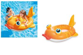 Boia De Cintura Bote Infantil Peixe Dourado 1.32m x 94cm Int - Intex