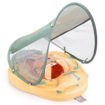 Bóia de natação HECCEI Mambobaby com dossel para bebês de 3 a 24 meses