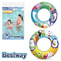Boia de piscina inflável colorida estampada 51 cm - Bestway