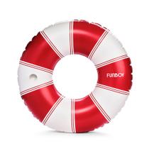 Bóia de piscina inflável FUNBOY Giant Vintage Red Stripe 48" Bóia de piscina inflável FUNBOY Giant Vintage Red Stripe 48"