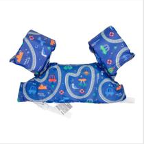 Boia De Piscina Praia Infantil Masculino Segurança Criança Menino De Poliéster Pimpolho Azul Marinho