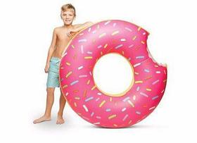 Boia Donut Infantil Morango ou Chocolate 60cm