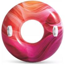 Boia Estampada Ondas Rosa - Intex