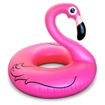 Boia Flamingo Adulto Rosa 120cm Inflável Piscina Praia