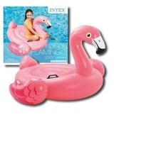Boia Flamingo inflável Gigante 142 X 137 cm Intex Rosa
