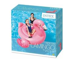 Boia Flutuador Pool Party Flamingo Gigante Rosa Ride-ON