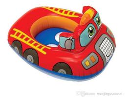 Boia Fralda Carro Bombeiro Inflável Infantil Unissex 70X55