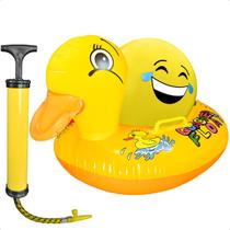 Boia Fralda Infantil Assento Fralda + Bola Inflável Borracha e Bomba de Ar