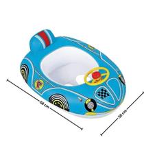 Boia Fralda Volante Infantil Carrinho Bote Inflável para Bebê Piscina com Assento Volante Giratório Boia Fralda Volante Infantil Carrinho Bote Inflável para Bebê Piscina com Assento Volante Giratório