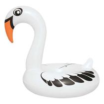 Boia Gigante Cisne Perolado Branco com Abertura Mor Boia Gigante Cisne Perolado Branco com Abertura Mor