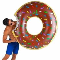 Boia Gigante Inflável 120cm - Rosquinha / Donuts / Melancia / Pneu - Para Piscina Ou Praia