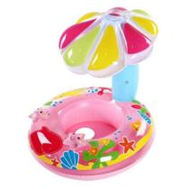 Boia Gold Sports Cogumelo Infantil Bebê e Criança Com Sombreiro Protege Do Sol e Assento