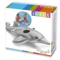Boia Golfinho - Bote inflável para piscina Golfinho Intex 1,75m x 66cm 58535