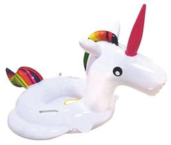 Boia Infantil Bebe Fralda Lugar Perninha Piscina Unicórnio 90X80CM