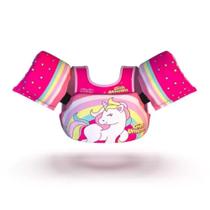 Boia Infantil Colete Salva Vida Rosa Unicórnio - Nash