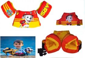 Boia Infantil Colete Salva Vidas Patrulha Canina Modelo Marshall - Nash