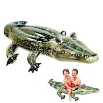 Boia Infantil Crocodilo Gigante Realista com Alças Piscina - KAEKA