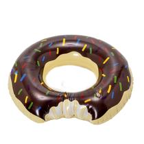 Boia Infantil de Donut de Chocolate Com Mordida P/ Decorar